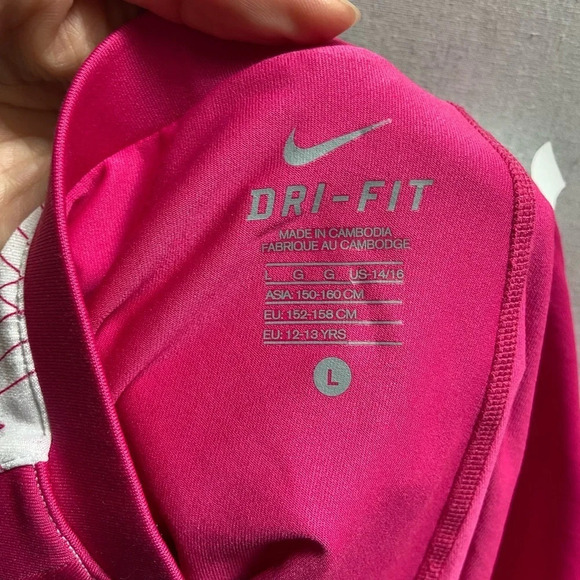 Nike Dri fit pink white skirt Sz M - Picture 4 of 8